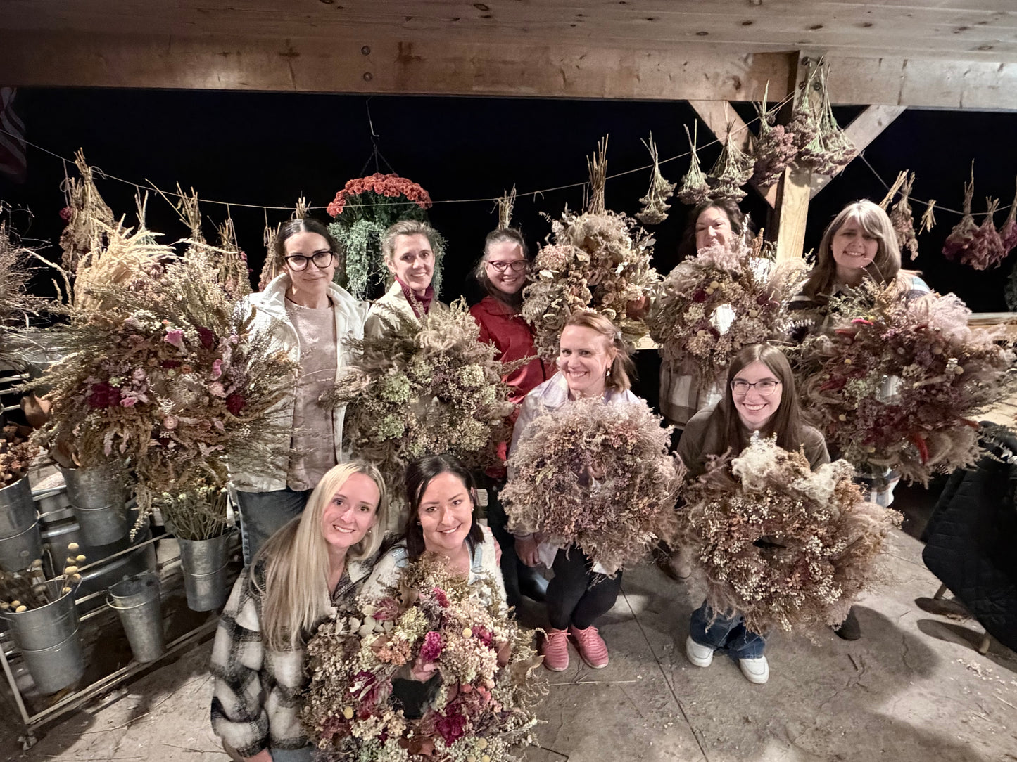 Dried Flower Wreath Workshop - Nov 6, 5:30-7:30pm